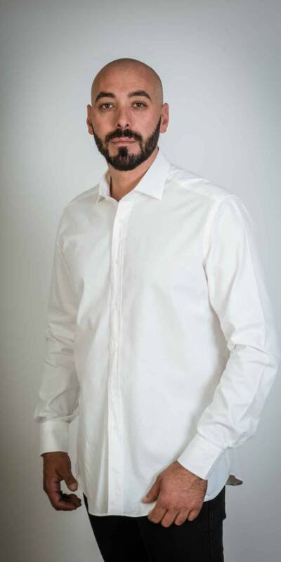 CAMICIA POPELINE BIANCO