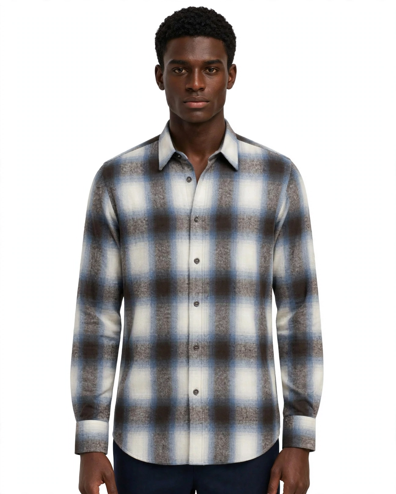 CAMICIA/JACKET QUADRI BIANCO/NERO