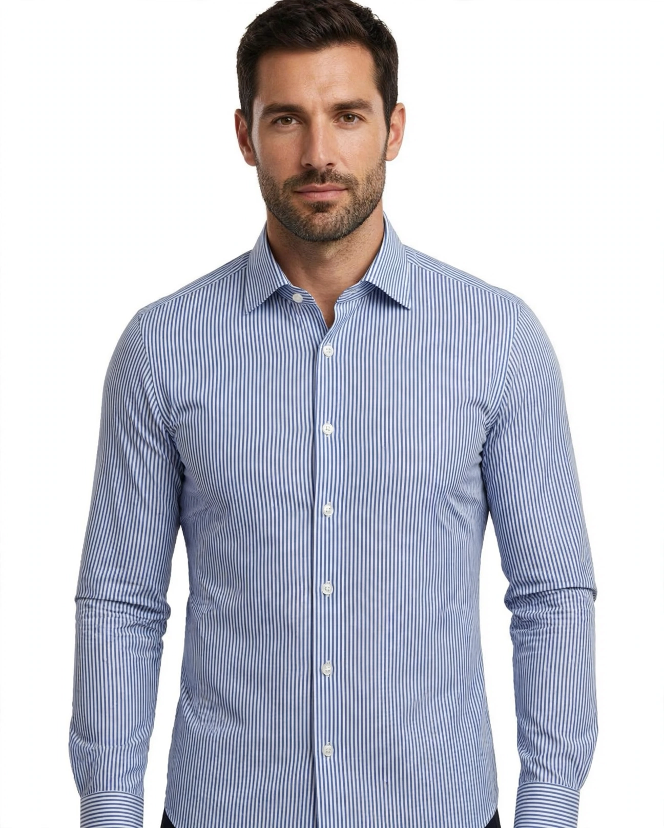 CAMICIA CLASSICA POPELINE RIGATINO