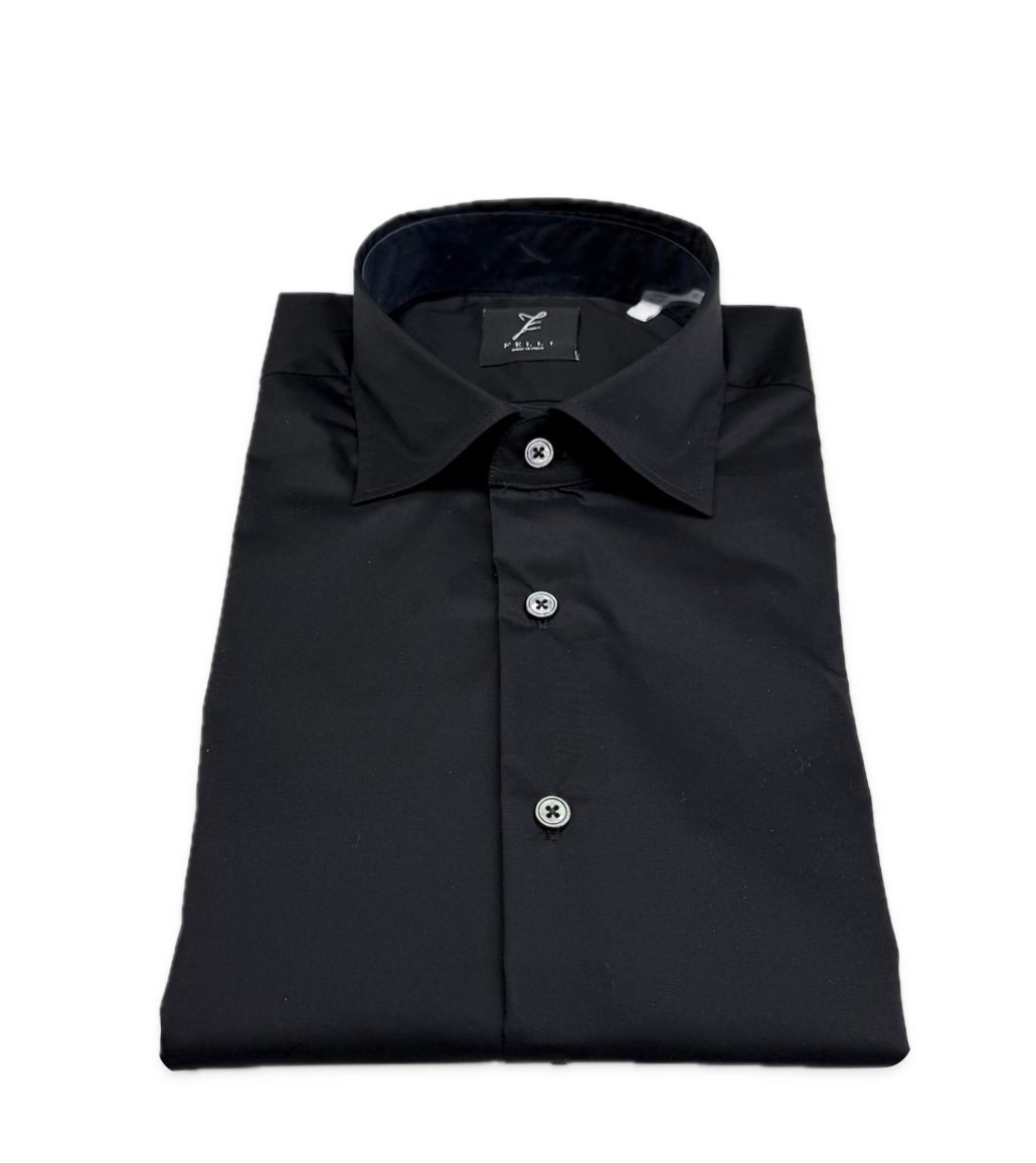 CLASSIC POPELINE STRETCH BLACK